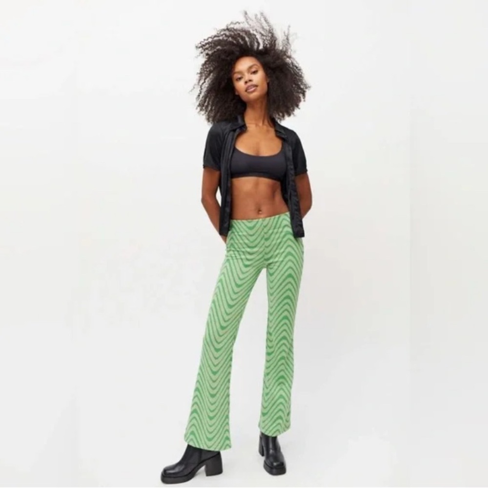 Urban Outfitters Green Boot Cut Pants